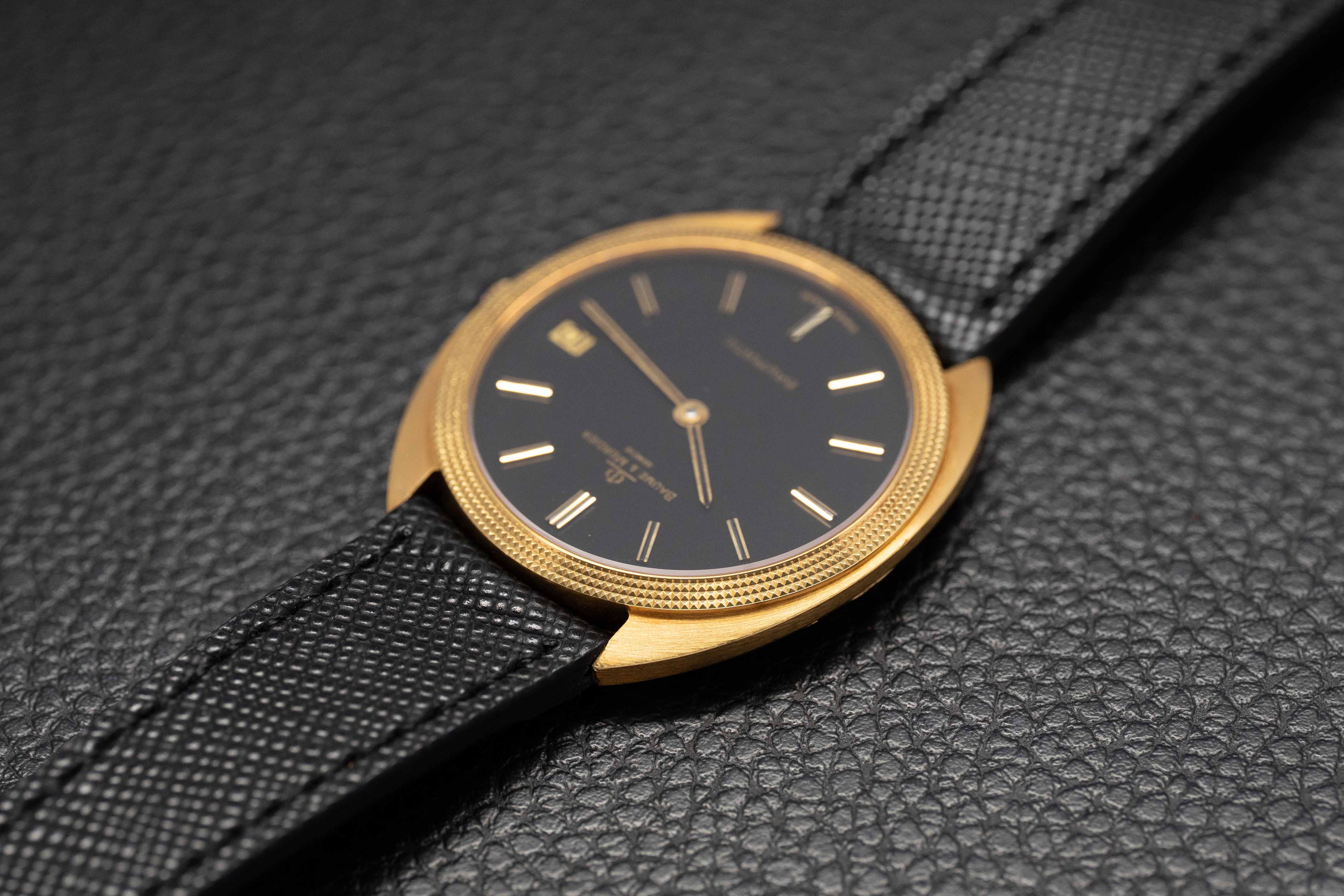 Baume & Mercier Baumatic 35114 Black Dial 1972